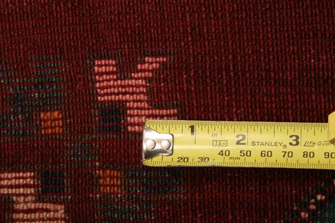 Kazak Red Hand Knotted 48 X 76 Area Rug 253-27452 Image 3