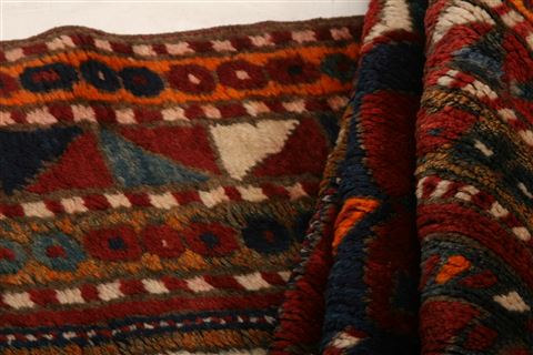 Kazak Red Hand Knotted 48 X 76 Area Rug 253-27452 Image 8