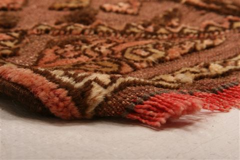 Kurdi Brown Hand Knotted 45 X 511 Area Rug 253-27454 Image 1