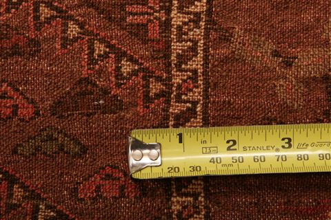 Kurdi Brown Hand Knotted 45 X 511 Area Rug 253-27454 Image 3
