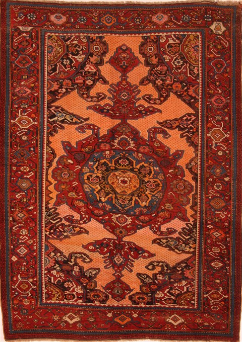 Karabakh Red Hand Knotted 55 X 76  Area Rug 253-27455 Image 0