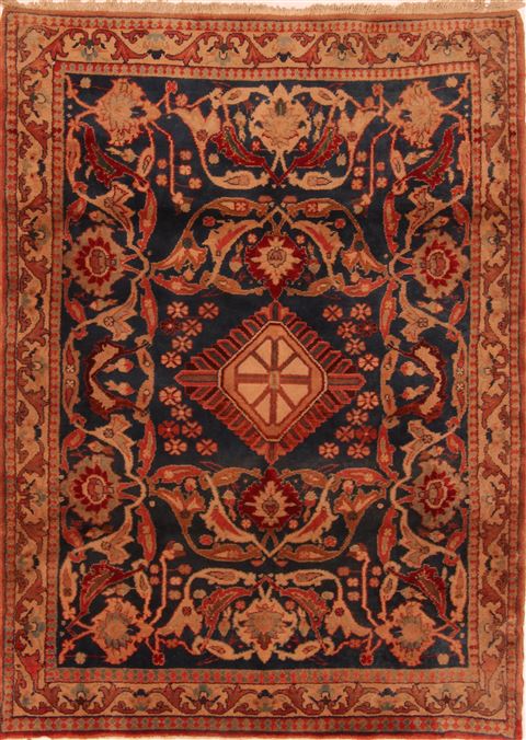 Lilihan Brown Hand Knotted 47 X 61 Area Rug 100-27457 Image 0
