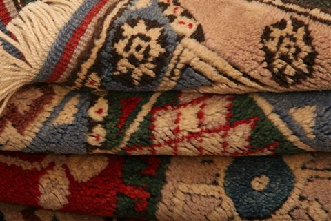 Hereke Multicolor Hand Knotted 42 X 58 Area Rug 100-27458 Image 5
