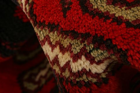 Shiraz Red Hand Knotted 410 X 72 Area Rug 100-27459 Image 1