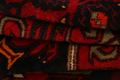 Shiraz Red Hand Knotted 410 X 72 Area Rug 100-27459 Image 2