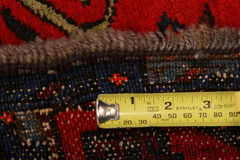Shiraz Red Hand Knotted 410 X 72 Area Rug 100-27459 Image 7