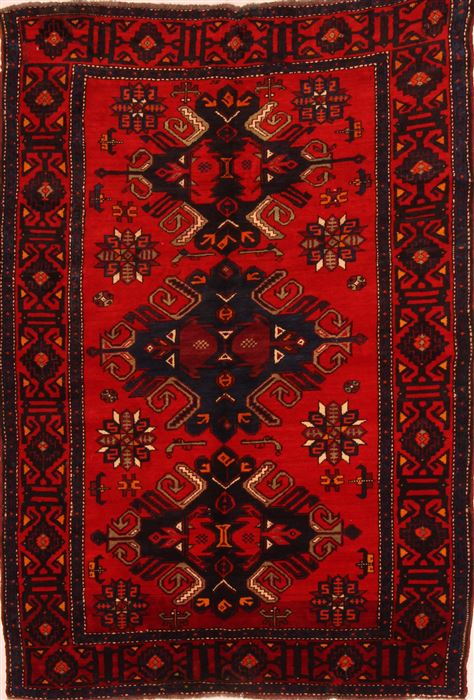 Shiraz Red Hand Knotted 410 X 72 Area Rug 100-27459 Image 0