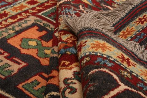 Kazak Red Hand Knotted 62 X 70 Area Rug 253-27460 Image 2