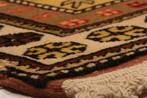 Kazak Red Hand Knotted 39 X 72 Area Rug 100-27462 Image 5