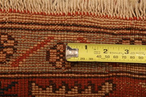 Kazak Beige Square Hand Knotted 37 X 43 Area Rug 253-27464 Image 5