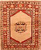 Kazak Beige Square Hand Knotted 37 X 43 Area Rug 253-27464 Thumb 0