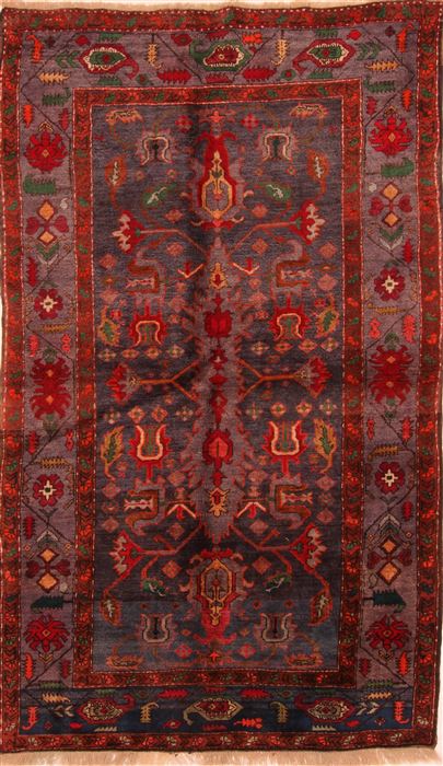 Karabakh Blue Hand Knotted 45 X 77 Area Rug 100-27465 Image 0