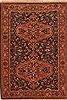 Tabriz Orange Hand Knotted 55 X 79  Area Rug 100-27467 Thumb 0