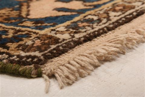 Taleghan Blue Hand Knotted 45 X 63 Area Rug 100-27468 Image 1