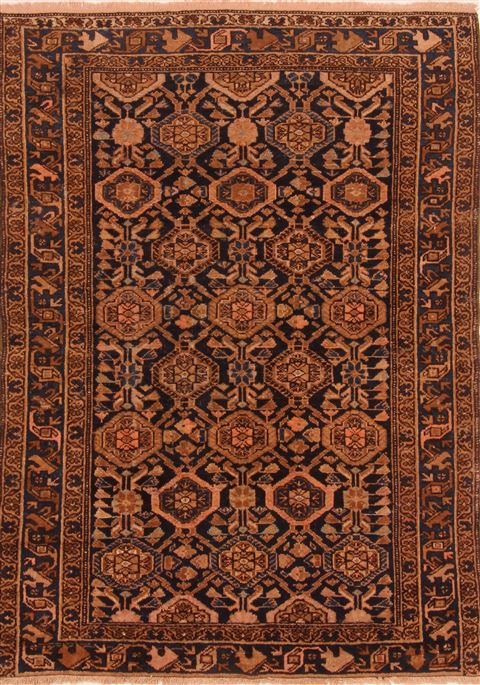 Taleghan Blue Hand Knotted 45 X 63 Area Rug 100-27468 Image 0