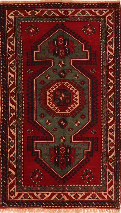 Kazak Red Hand Knotted 46 X 77 Area Rug 100-27472 Image 0