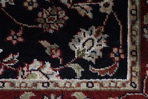 Tabriz Green Hand Knotted 32 X 51 Area Rug 250-27477 Image 7