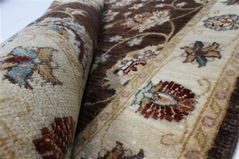 Ziegler Beige Hand Knotted 211 X 411 Area Rug 250-27478 Image 1