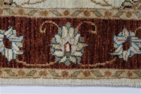 Ziegler Beige Hand Knotted 211 X 50 Area Rug 250-27480 Image 4