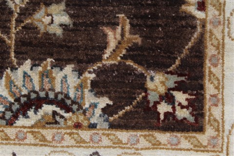 Ziegler Beige Hand Knotted 30 X 411 Area Rug 250-27481 Image 11