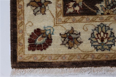 Ziegler Beige Hand Knotted 30 X 411 Area Rug 250-27481 Image 7