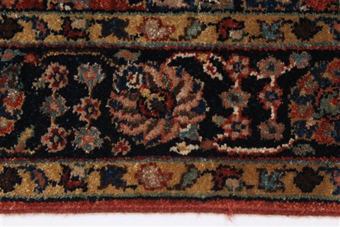 Sarouk Green Hand Knotted 30 X 50 Area Rug 250-27482 Image 3