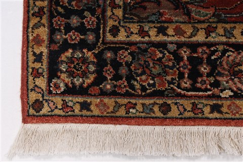 Sarouk Green Hand Knotted 30 X 50 Area Rug 250-27482 Image 5