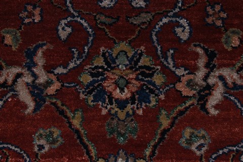Sarouk Green Hand Knotted 30 X 50 Area Rug 250-27482 Image 7