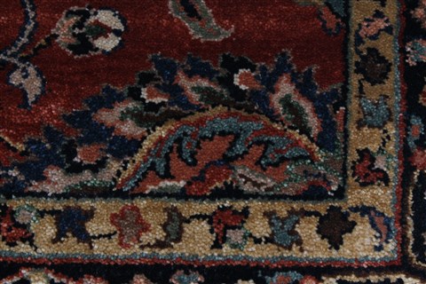Sarouk Green Hand Knotted 30 X 50 Area Rug 250-27482 Image 8