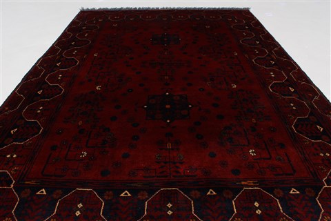 Kunduz Blue Hand Knotted 34 X 410 Area Rug 250-27484 Image 1