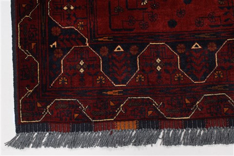 Kunduz Blue Hand Knotted 34 X 410 Area Rug 250-27484 Image 4