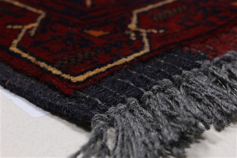 Kunduz Blue Hand Knotted 34 X 410 Area Rug 250-27484 Image 5