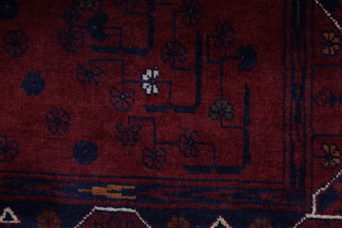 Kunduz Blue Hand Knotted 34 X 410 Area Rug 250-27484 Image 7