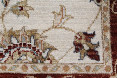 Ziegler Beige Hand Knotted 30 X 411 Area Rug 250-27485 Image 1