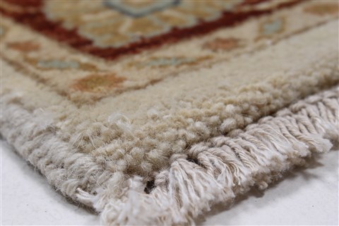Ziegler Beige Hand Knotted 30 X 411 Area Rug 250-27485 Image 4