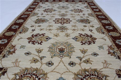 Ziegler Beige Hand Knotted 30 X 411 Area Rug 250-27485 Image 6
