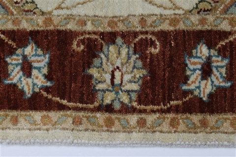 Ziegler Beige Hand Knotted 30 X 411 Area Rug 250-27485 Image 7