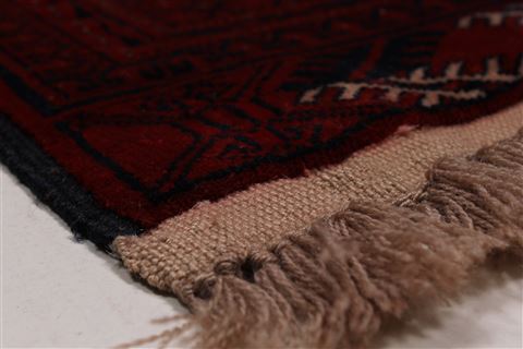Kunduz Red Hand Knotted 33 X 42 Area Rug 250-27486 Image 14