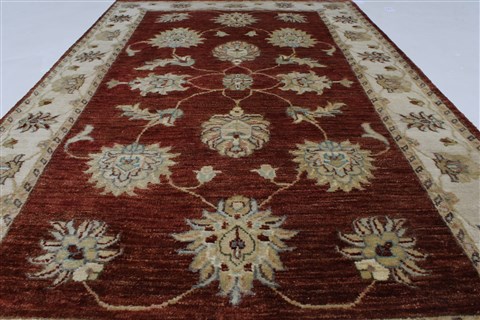Ziegler Beige Hand Knotted 30 X 51 Area Rug 250-27488 Image 3