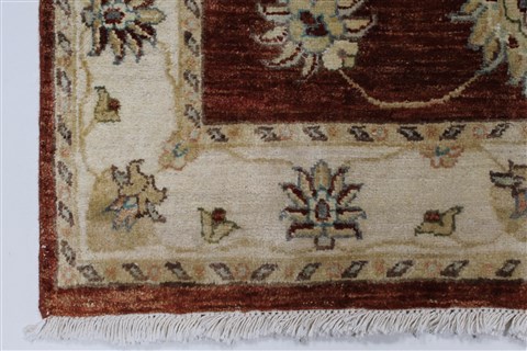Ziegler Beige Hand Knotted 30 X 51 Area Rug 250-27488 Image 6