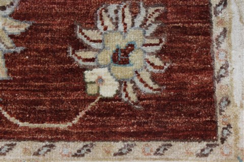 Ziegler Beige Hand Knotted 30 X 51 Area Rug 250-27488 Image 9