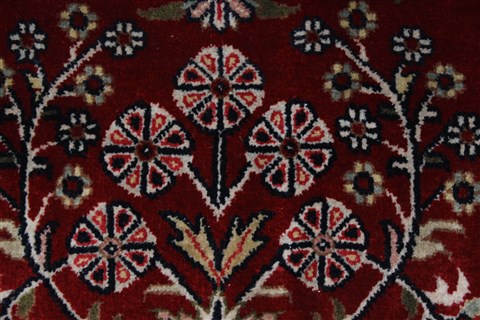 Sarouk Beige Hand Knotted 30 X 51 Area Rug 250-27490 Image 8