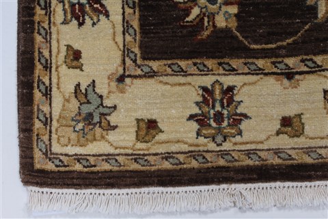 Ziegler Beige Hand Knotted 31 X 50 Area Rug 250-27491 Image 5