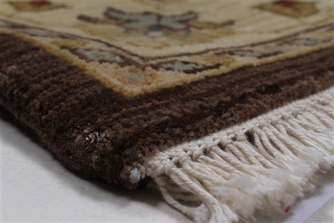 Ziegler Beige Hand Knotted 31 X 50 Area Rug 250-27491 Image 6