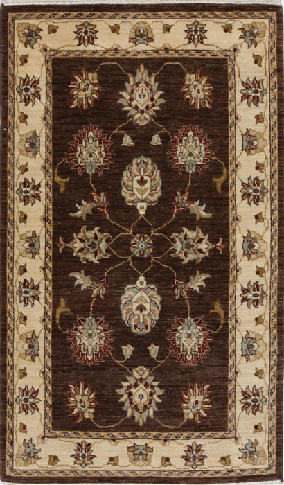 Ziegler Beige Hand Knotted 31 X 50 Area Rug 250-27491 Image 0