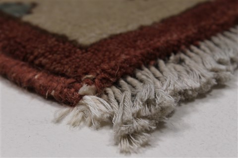 Chobi Brown Hand Knotted 31 X 57 Area Rug 250-27492 Image 6