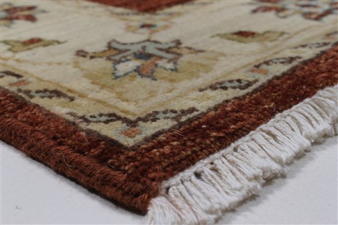 Ziegler Beige Hand Knotted 211 X 511 Area Rug 250-27493 Image 5