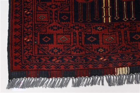 Kunduz Blue Hand Knotted 32 X 410 Area Rug 250-27495 Image 3
