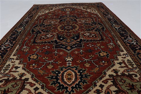 Serapi Brown Hand Knotted 30 X 50 Area Rug 250-27498 Image 2