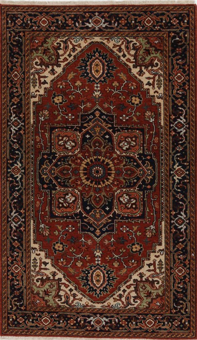 Serapi Brown Hand Knotted 30 X 50 Area Rug 250-27498 Image 0